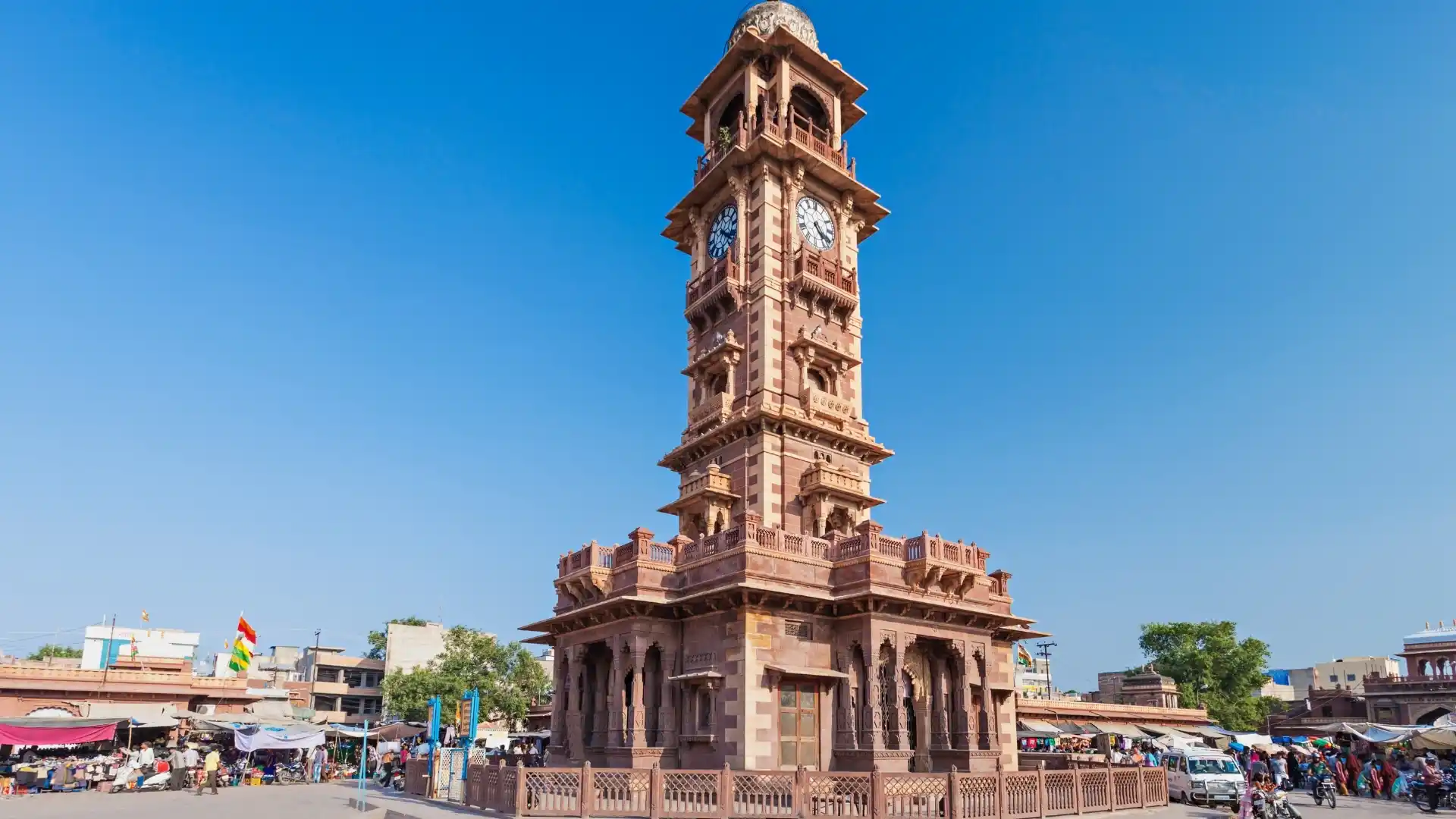 Sardar Market and Clock Tower in Jodhpur