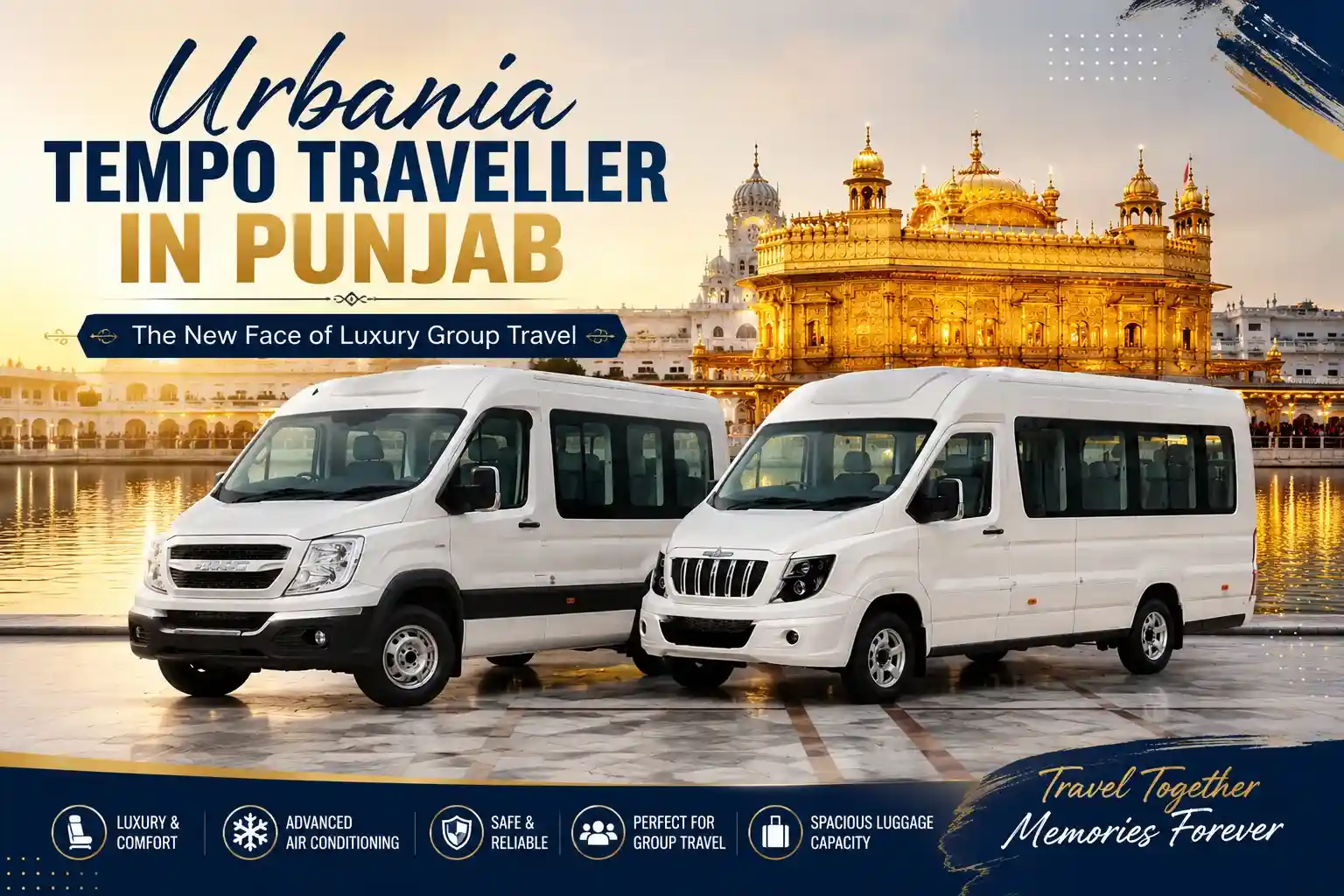 Urbania Tempo Traveller in Punjab – The New Face of Luxury Group Travel